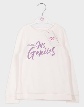 Little Ms Genius Girls Sweatshirt *3/4y-7/8y* - 5 pack
