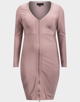 Ex UK Online Store Ladies Plus Size Zip-Through Dress - 8 pack