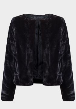 Ex UK Chainstore Ladies Soft Faux Fur Jacket - 9 pack