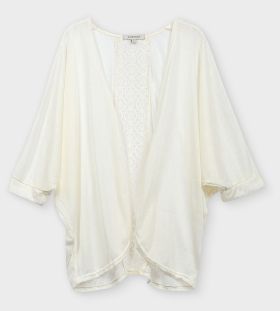 Emerson Ladies Lace Panel Light Knit  Cardigan - 6 pack