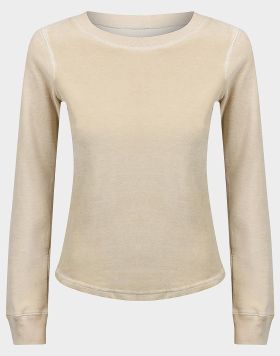 Ex UK Chainstore Ladies Plain Velour Sweatshirt - 7 pack