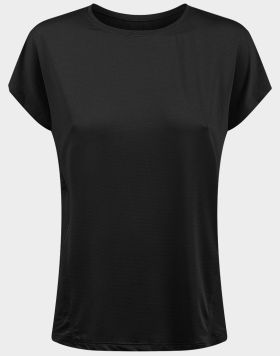 Ex UK Chainstore Ladies Workout T-Shirt in Black - 12 pack