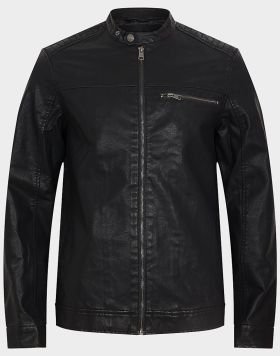Ex UK Chainstore Mens Faux Leather Jacket - 11 pack