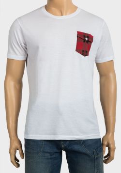 Brave Soul Mens Buttoned Pocket Cotton T-Shirt - 6 pack