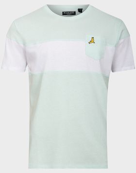 Wholesale Men's Brave Soul Pocket T-Shirt in Mint | 8 pack